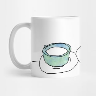 Go on, have a little treat, blue and green Mug